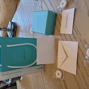 🌟 SOLD! Authentic Tiffany & Co Gift Bag (sm), Jewelry Box & blank Tiff Gift